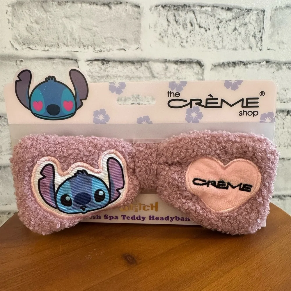 New! The Creme Shop & Disney Stitch plush teddy headband- limited edition